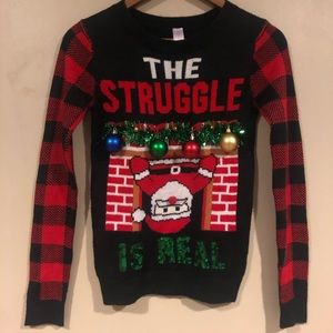 Christmas sweater only worn once sz XS